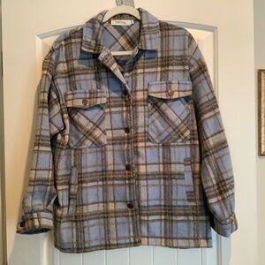 Plaid Shirt Jacket